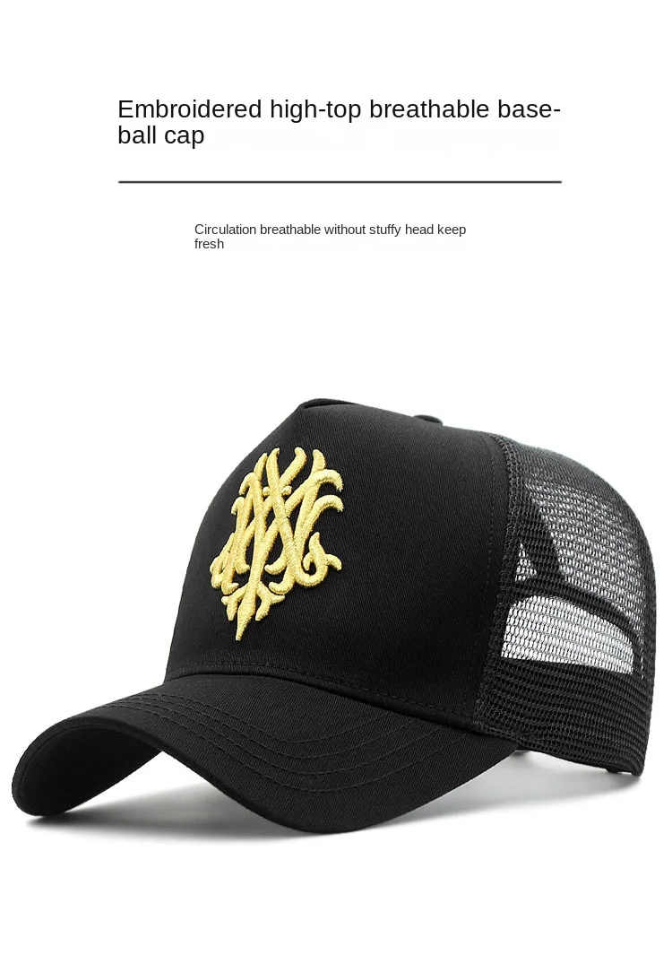 Baseballmützen für großen Kopf, Übergröße, für Männer und Frauen, Mesh, Outdoor, Sportkappen, Papa, Übergröße, Trucker-Kappe, 56–60 cm, 60–65 cm – Detail 15