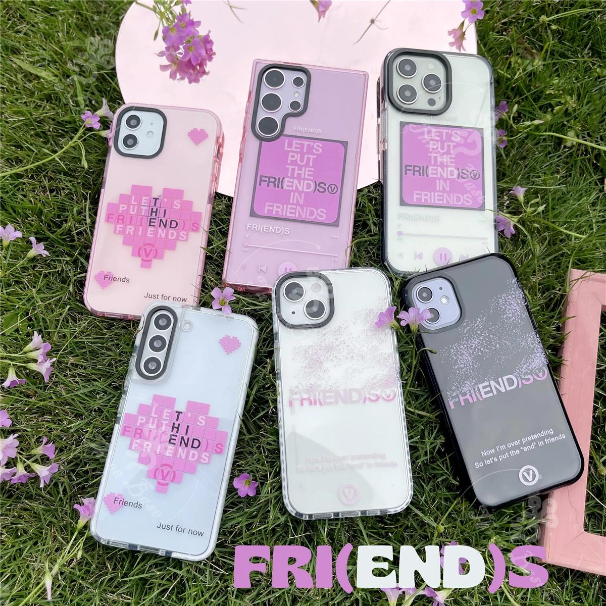 

Phone case KPOP V Friends For Samsung galaxy S23 S23Ultra S23+ S22+ S21 S21FE S20FE S20Ultra S10E S23FE Note20 A53 A14 A73 A24