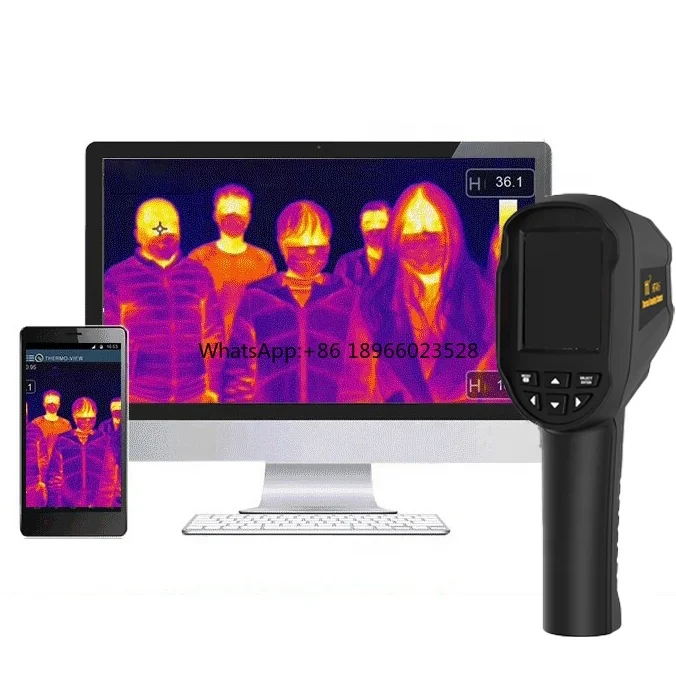 Cámara de imagen infrarroja de mano Ht 06, WiFi, 49152 píxeles, termográfica