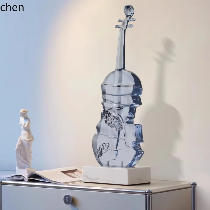 

HXL ornament light luxury high-end violin living room floor entrance home decoration