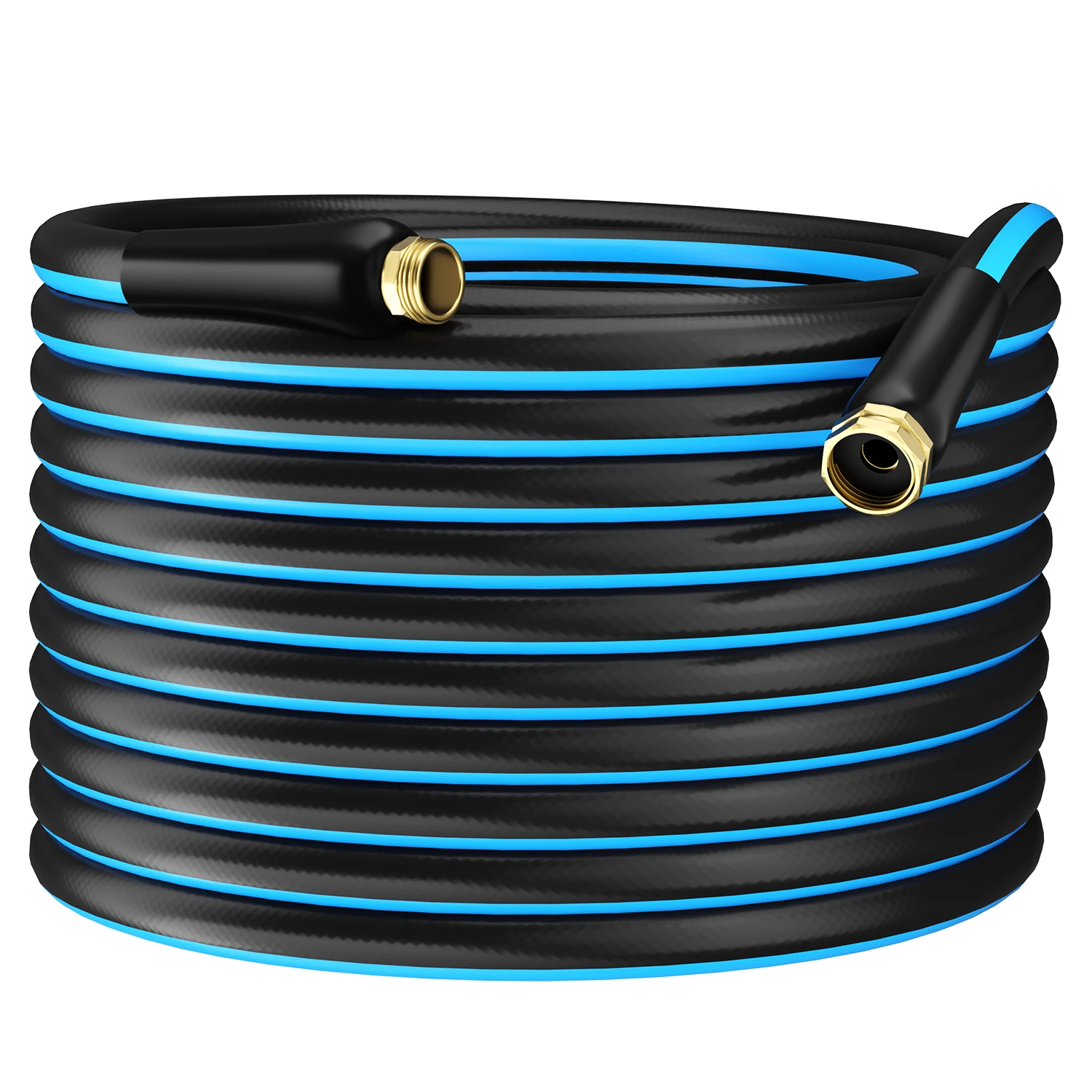 GardenJoy PVC Garden Hose Heavy-Duty Durable Hose 25-100 ft Outdoor Water Hose 5/8 in Irrigation hose for garden irrigation pipe