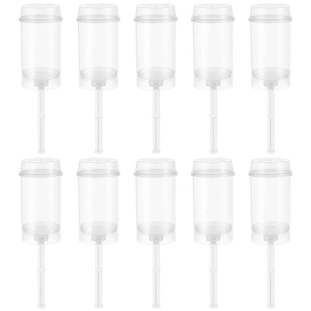 

20pcs Pushable Cake Holders Plastic Collapsible Shooter Tools Lids Carrier Reusable Kitchen Bar Ice Cream Molds