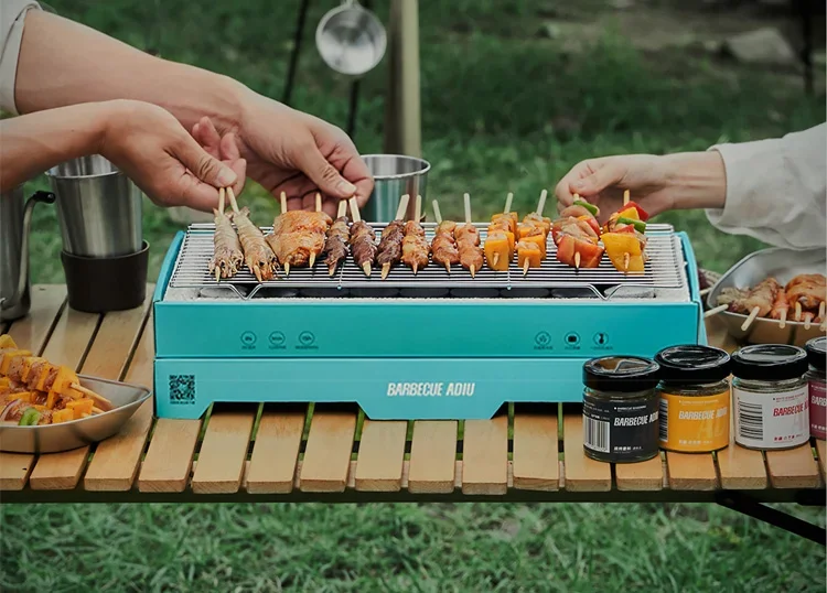 

Одноразовый гриль для барбекю, не требующий очистки, одноразовый гриль для барбекю, бездымный инструмент для барбекю на открытом воздухе, самогриль, кемпинг