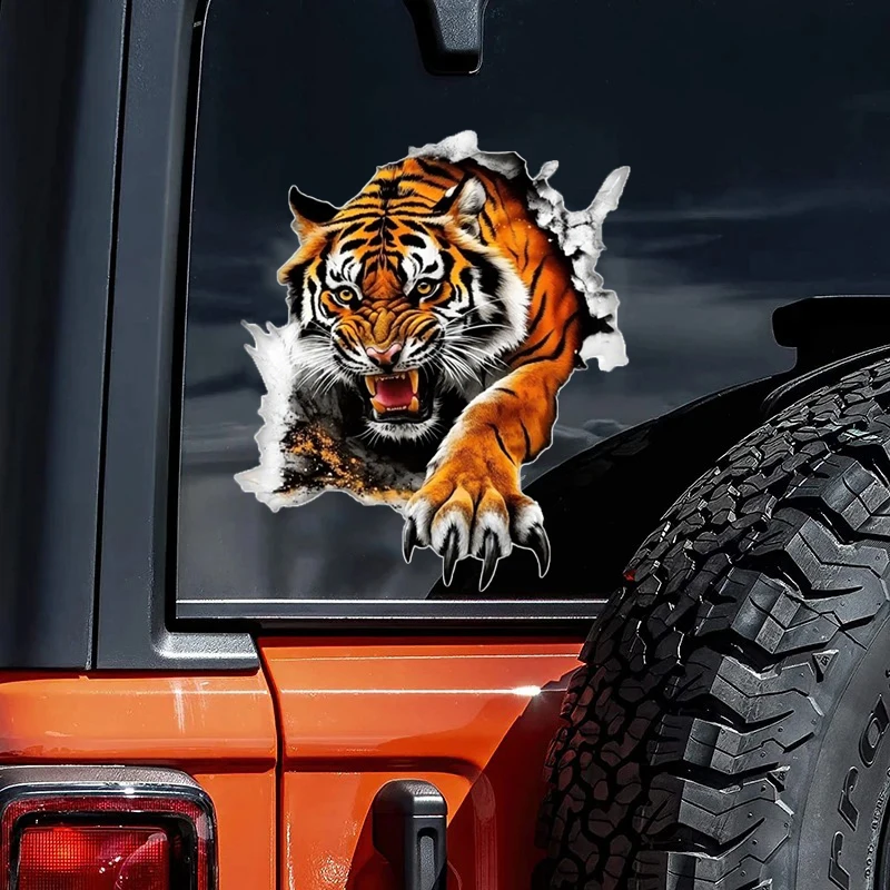 Tiger Head Car Sticker Car Body Scratch Covering Sticker Pattern Vinyl Decal Car Sticker