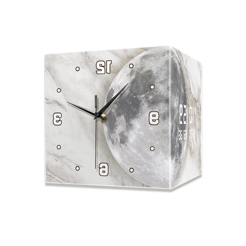LDHL Corner Clock Easy To Read Clock Decorative Scenery Wall Corner Clock Farmhouse Wall Decor For Farmhouse For Home Decoration