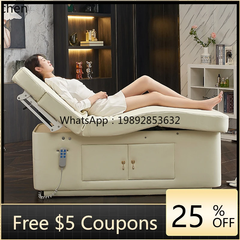 

electric constant temperature heating beauty bed, special skin management SPA physiotherapy bed for beauty salons