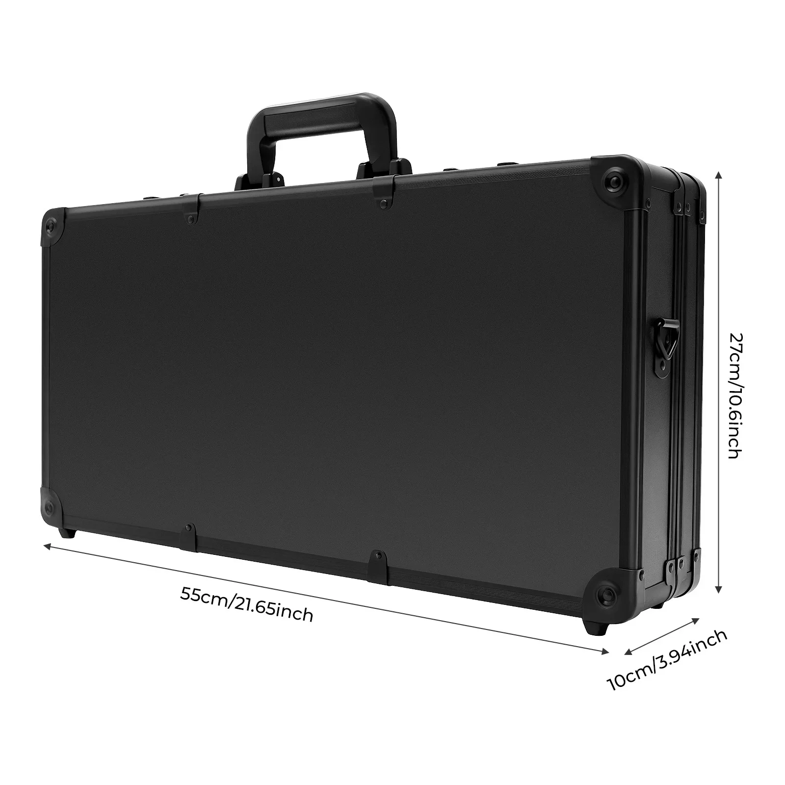 Barber Tool Box W/ Code Lock, Hair Salon Tool Travel Organizer Case, Multifunction Portable Barber Scissor Bag, 55x27x10cm