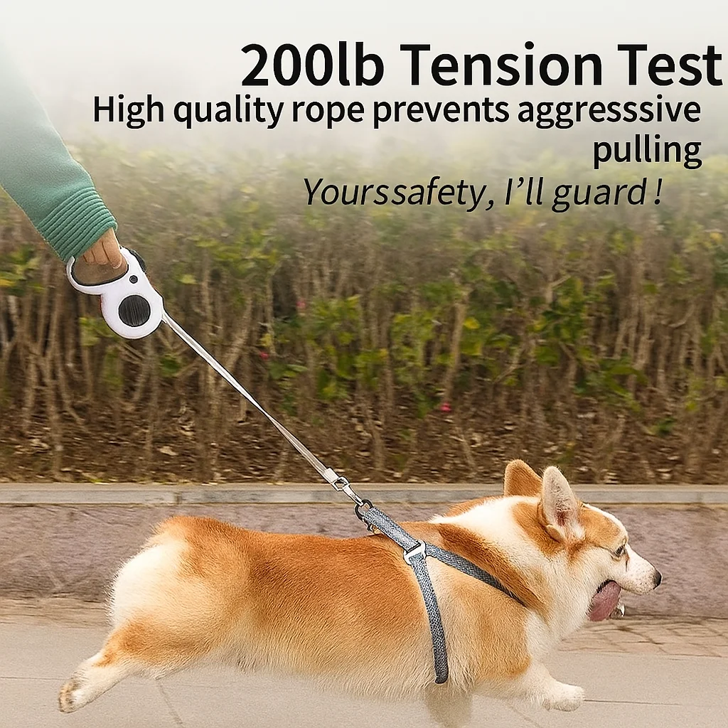 Trela para cães com freio de u - Retractable Dog Leash avaliação e preço