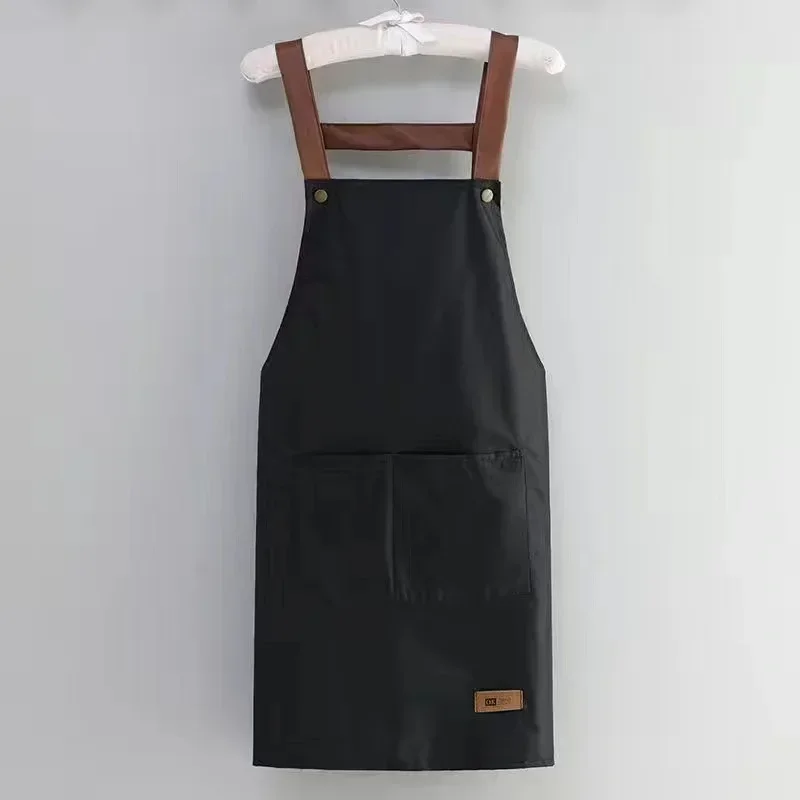 Waterproof Kitchen Apron with Large Pocket for Restaurants