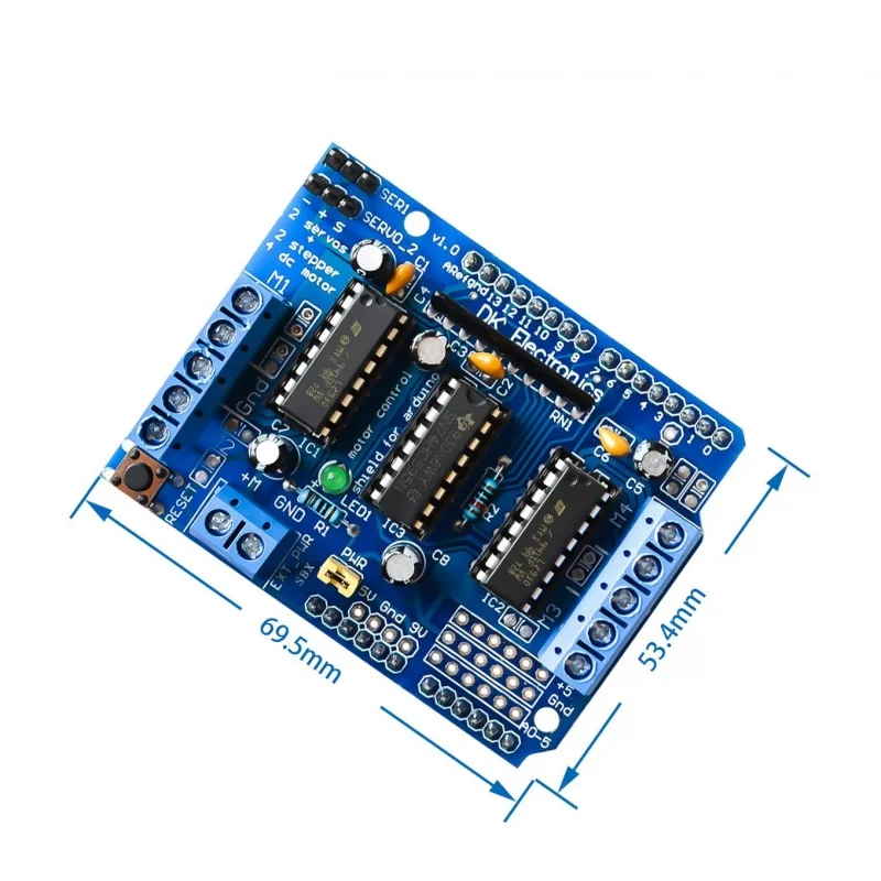 L293D Pelindung Drive Mesin UNTUK Arduino Duemiranove Mega / UNO