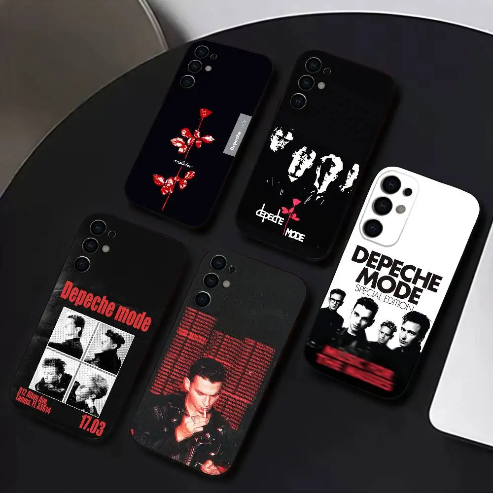 

Band D-Depeche M-Mode Phone Case For Samsung S25,S24,S21,S22,S23,S30,Ultra,S20,Plus,Soft Silicone Black Cover