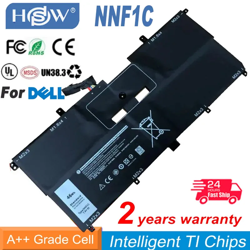 New NNF1C HMPFH Laptop Battery For Dell XPS 13 9365 XPS13-9365-D1805TS,D1605TS N003X9365-D1516FCN NP0V3 P71G00