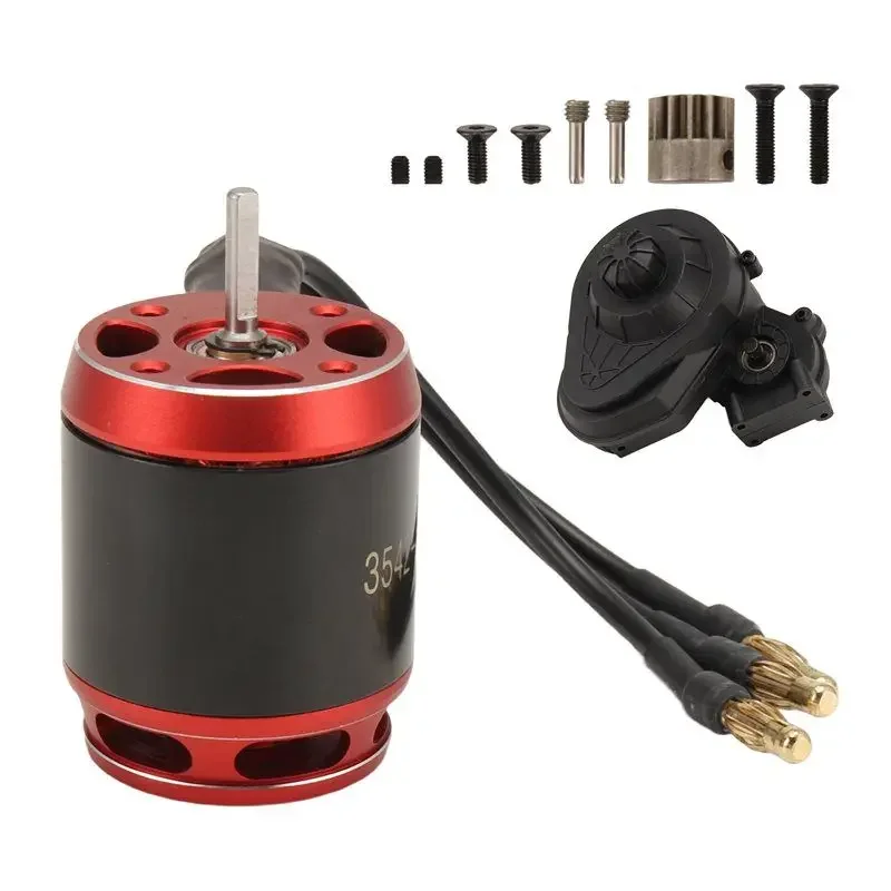SkyDElB78B-RC Crawler Car Upgrade Parts- For 1/10 TRX6 Axial SCX10 Compatible 540 Brushless Motor 3542 With Integrated Gear Box