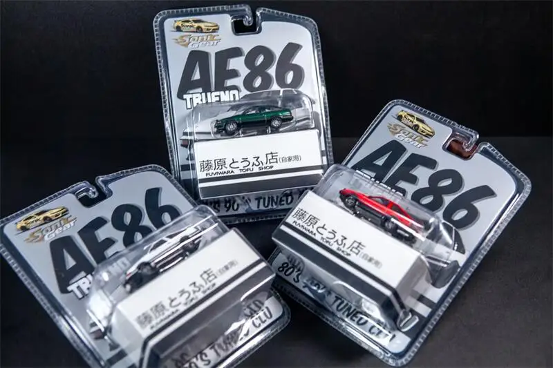 

[PreSale] Sonic Gear 1:64 Corolla AE86 GT-Apex RX-7 (FD3S) Speed A-Spec Diecast Model Car