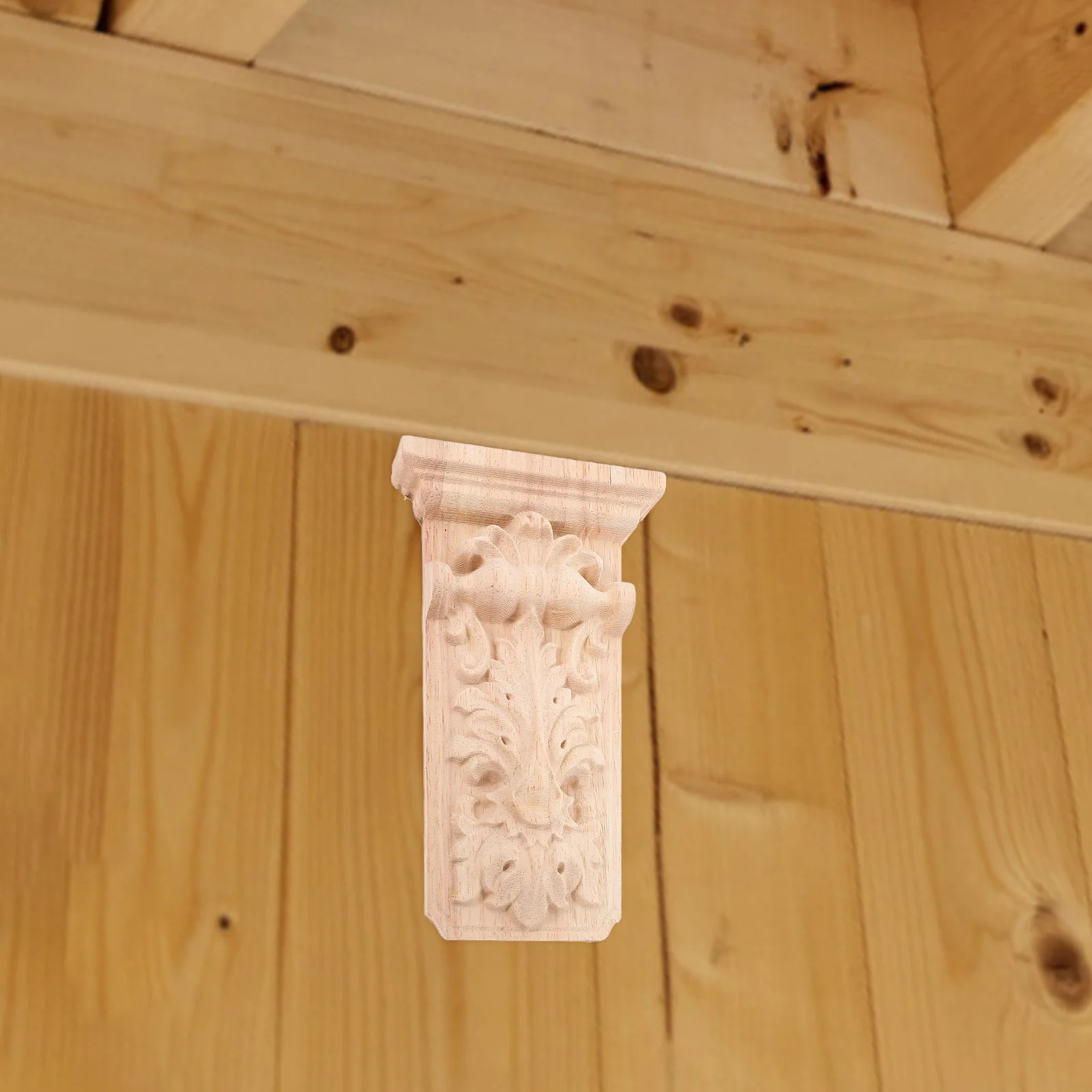 

Твердые резные угловые накладки, аппликация, европейский стиль, винтажный декоративный кронштейн, украшение для домашней стены, мебели, неокрашенное