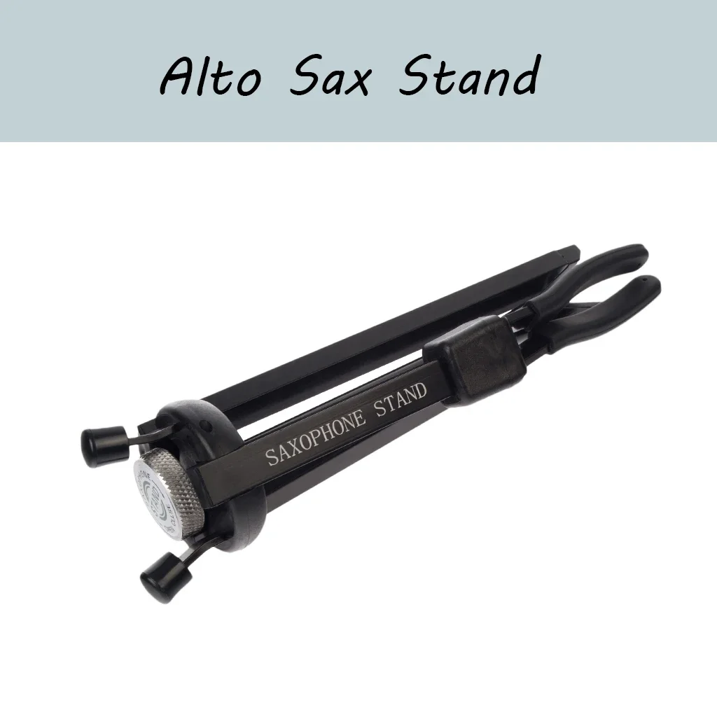 Foldable Alto Saxophone Stand Tripod Holder Alto Sax Metal Floor Stand Tripod Holder Portable Design