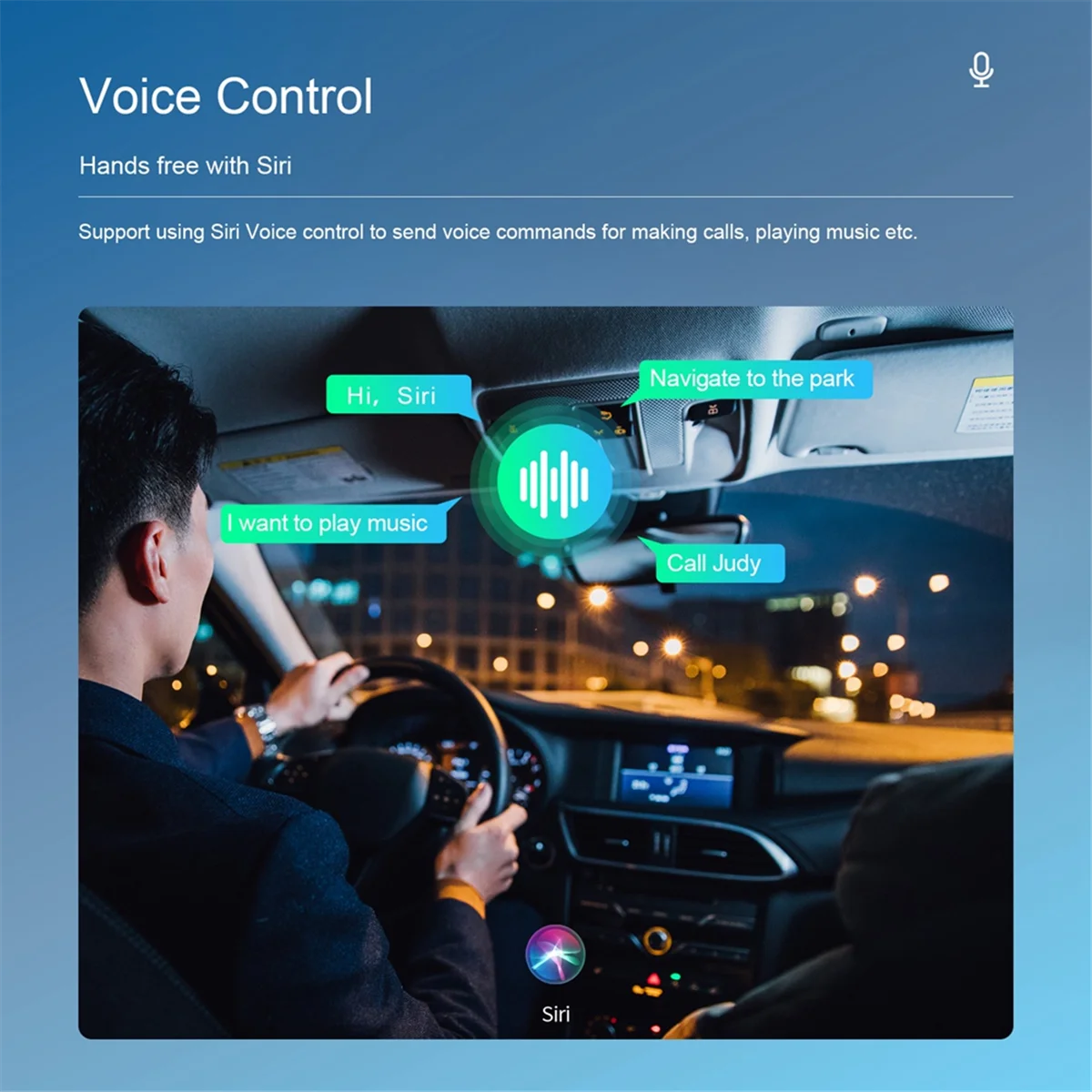 Adattatore Wireless CarPlay, Dongle per Auto Converte Cavo in Wireless, Tipo C/USB, Plug & Play