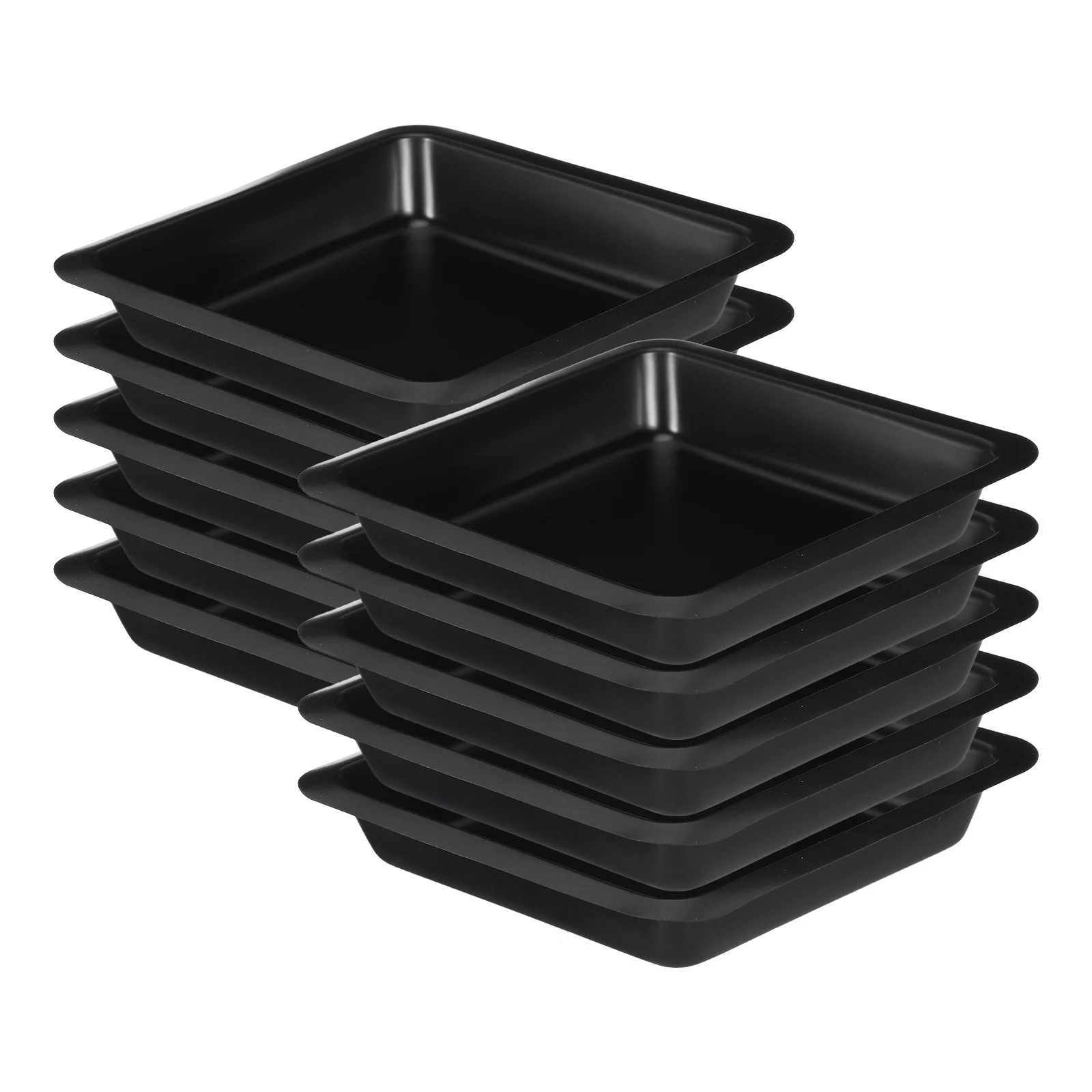 10Pcs Plastic Weigh Boats Multi-Shaped Lightweight Durable for Lab Food Pharmaceutical Testing Reusable Weighing Dishes