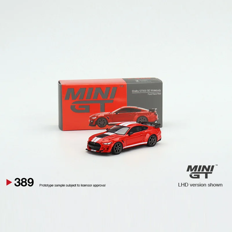 1:64 Shelby Ford GT500 Cobra Ford aleación modelo en miniatura fundido a presión, decoración para adultos, juguete para niños, regalo de vacaciones para niños