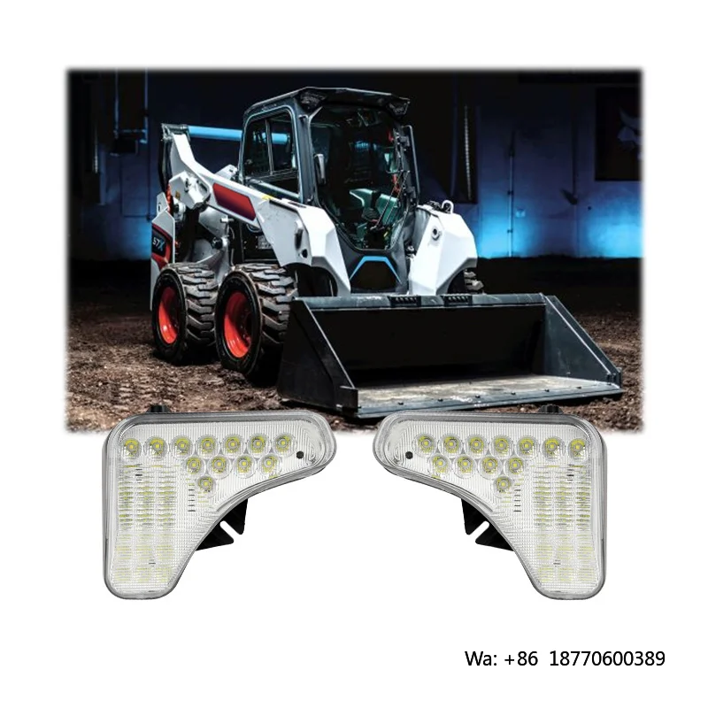 Emark 75W Triangle Industrial Flood/Spot Beam Led Headlight for Bobcat Skid Steer S510 S530 S550 view 4