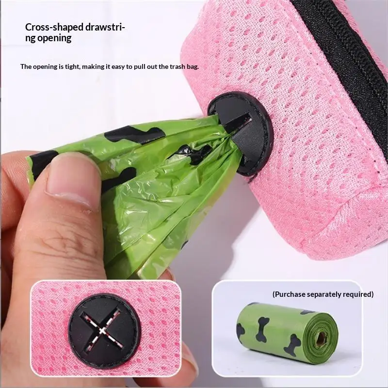 Hängender Hundekotbeutel-Spender, Hundekotbeutelhalter, Kotbeutel-Spender für Spaziergänge mit dem Hund, Müllbeutel-Spender, Haustierzubehör – Detail 4