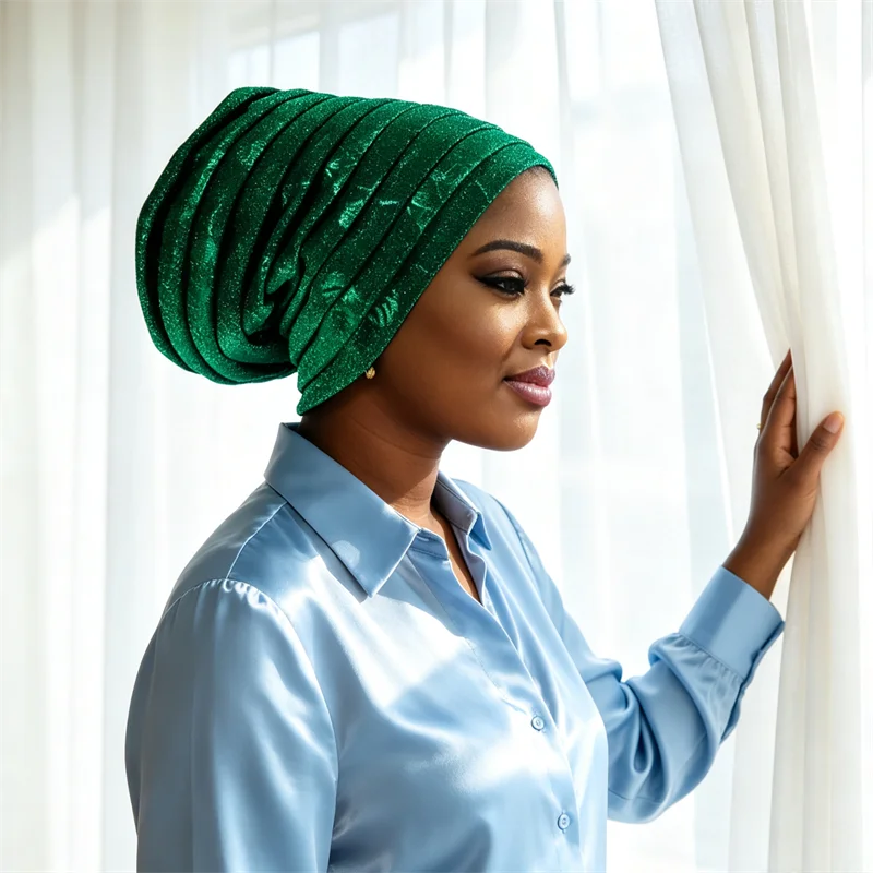 acessorio-de-cabeca-feminino-gele-africano-touca-nigeriana-aso-oke-com-glitter-touca-plissada-hijab-muculmano-turbante-lenco-de-cabeca-para-casamento-e-festa