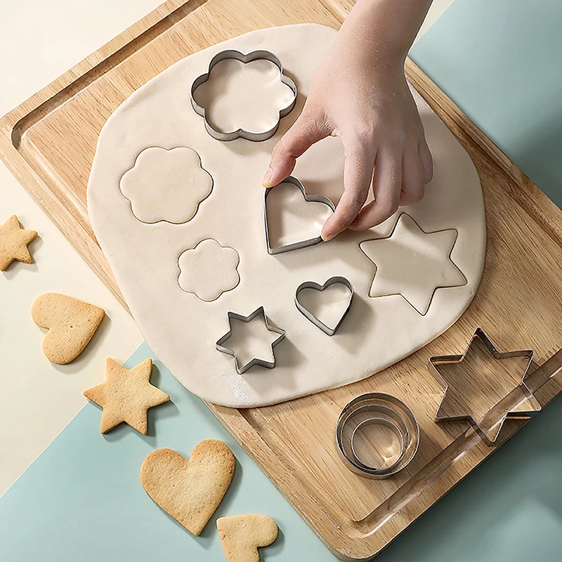 3pcs/Set Stainless Steel Cooki - Cookies Pack review and price