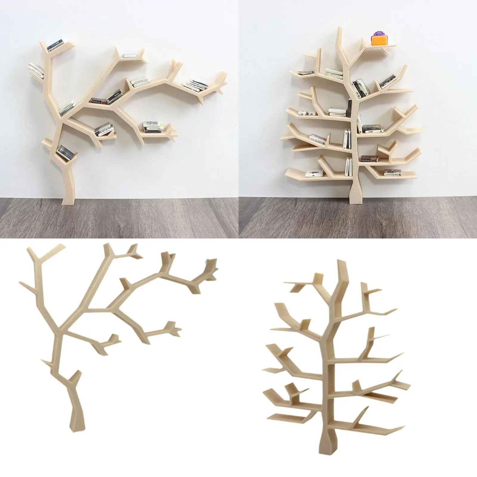 인형집 미니어처 책장 1/12 스케일, 미니, 시뮬레이션 인형 장식 인형집 가구 나무 모양 인형집 책장