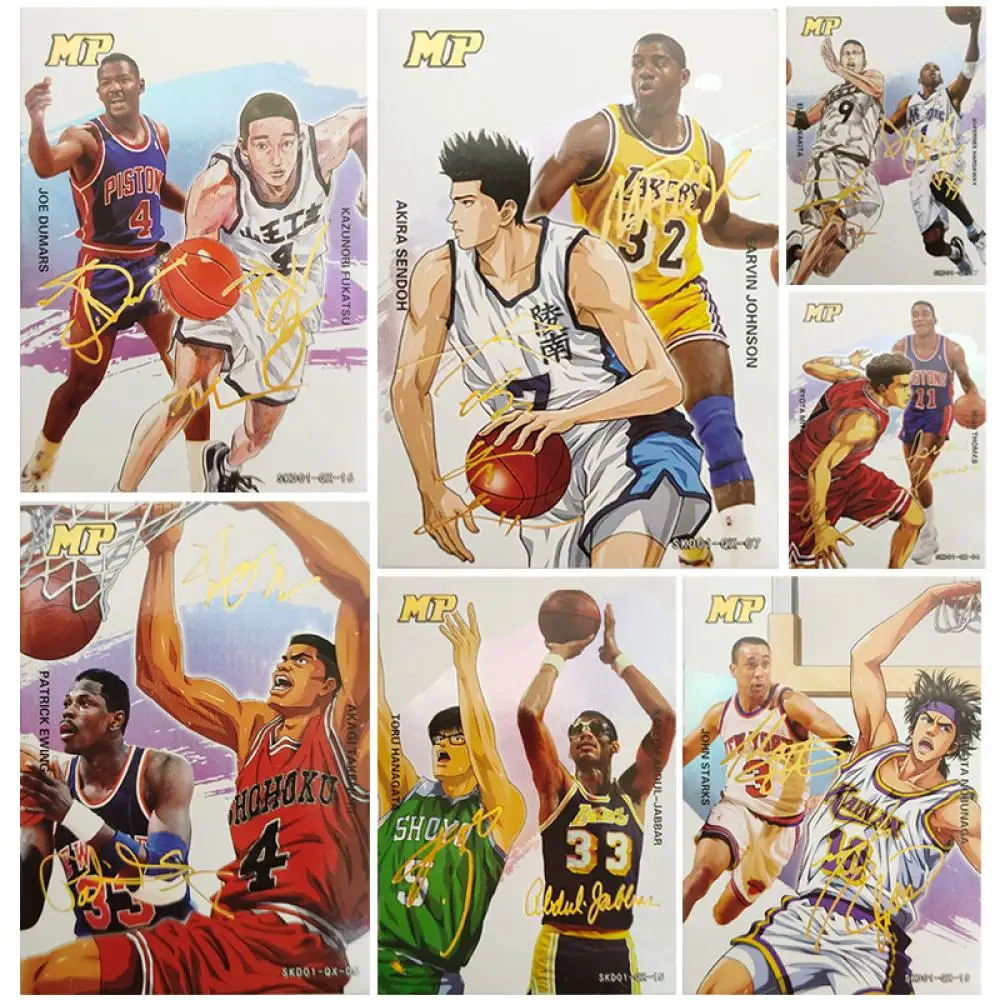 

Anime SLAM DUNK MP series Sakuragi Hanamichi Rukawa Kaede Miyagi Ryota character collection card Two-dimensional peripheral