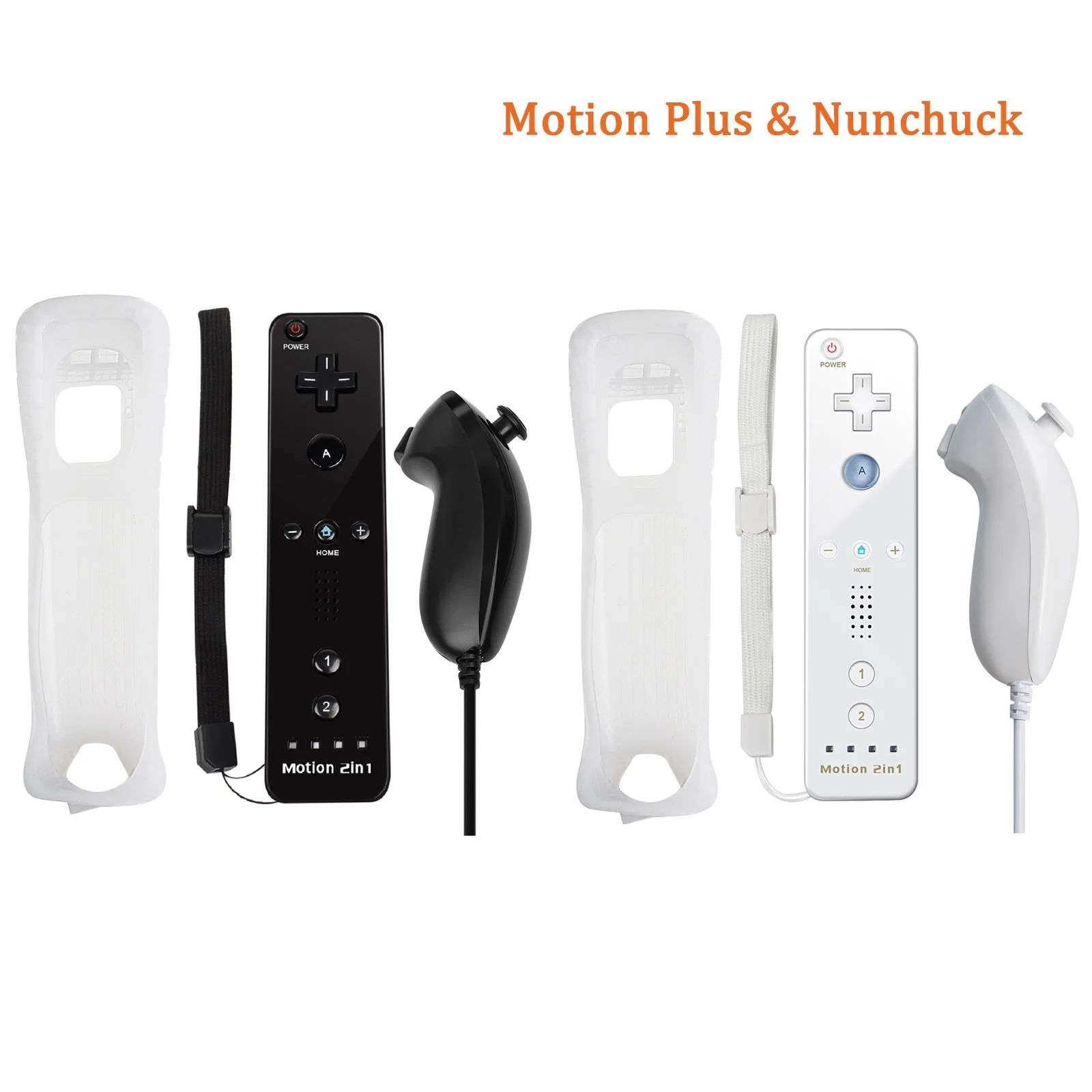 Nintendo Wii用 2in1 ワイヤレスコントローラー