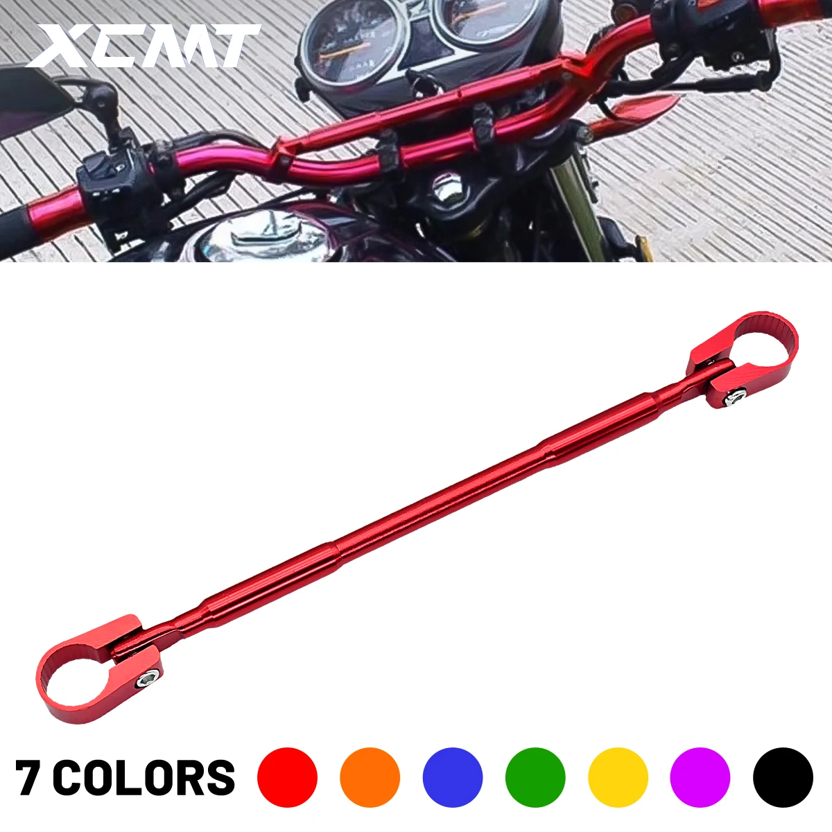 

Aluminum Alloy Motorcycle Handlebar Reinforcing Balance CrossBar Strengthen Lever Bar Adjustable Universal Accessories