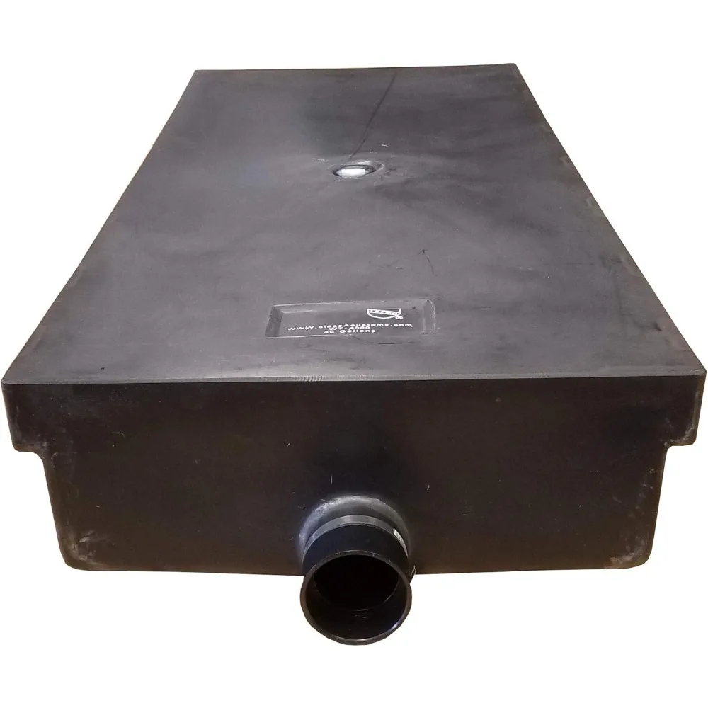 40 Gallon RV Waste Black Water Storage Tank - Large Capacity Holding Tank for RVs