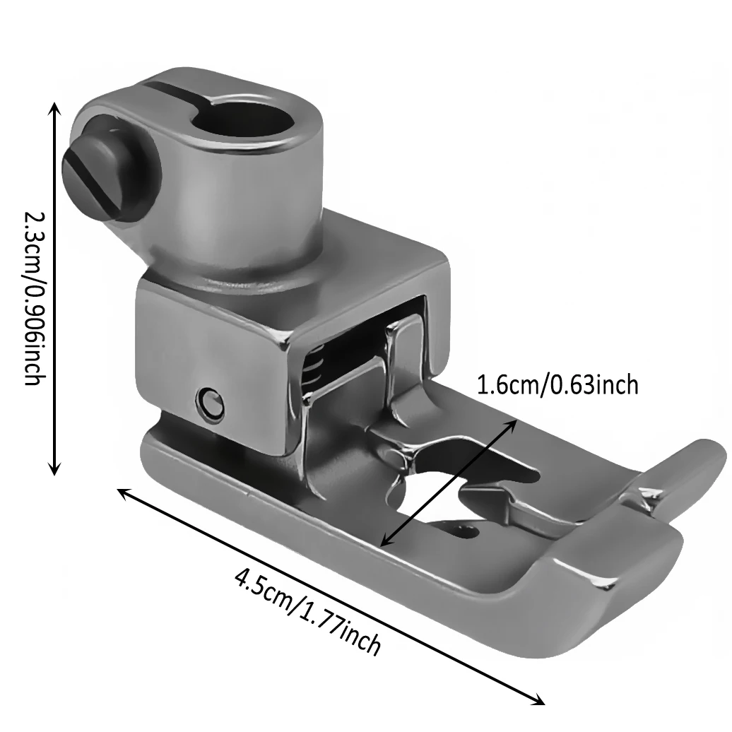 Right & Left Compensating Edge Guide Presser Foot 5.6 For 2/3 Needles Coverstitch Sewing Machine Accessories