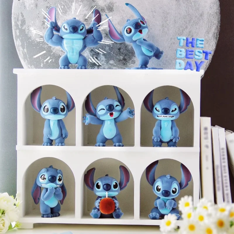 

52TOYS Lilo & Stitch Stitch Фигурка серии Слепая коробка Флокированная игрушка Kawaii Mystery Box Dsktop Модель игрушки Детские рождественские подарки