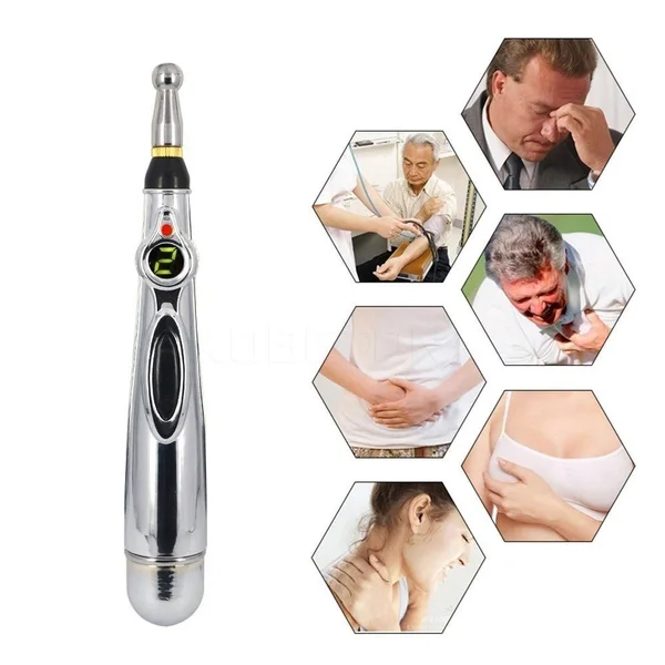 Electronic Acupuncture Pen Electric Meridians Therapy Heal Meridian Energy Massage Pen Relief Pain Tools