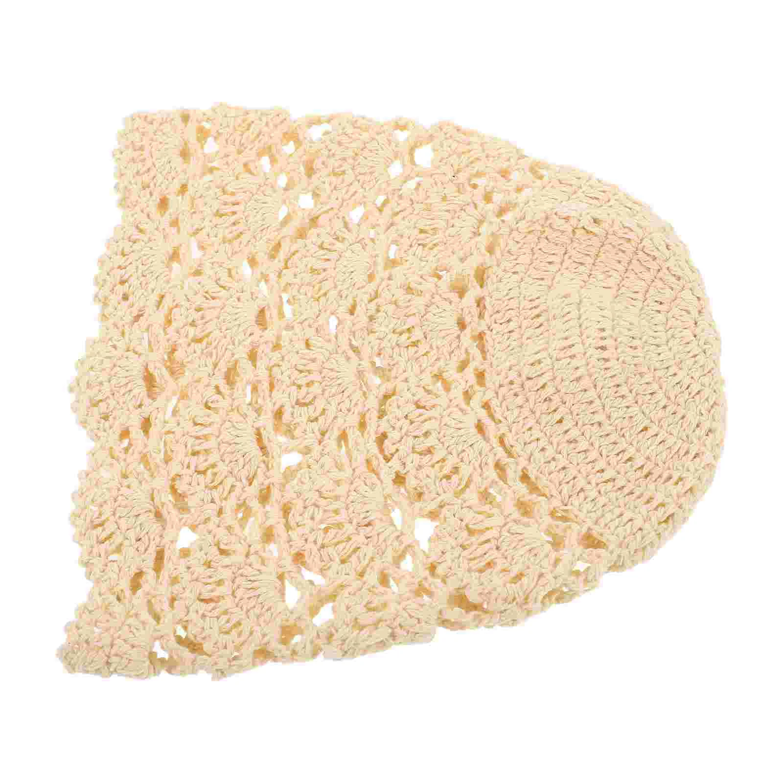 Feine Damen Miss Hüte Vintage Häkel mützen x x cm aushöhlen Turban