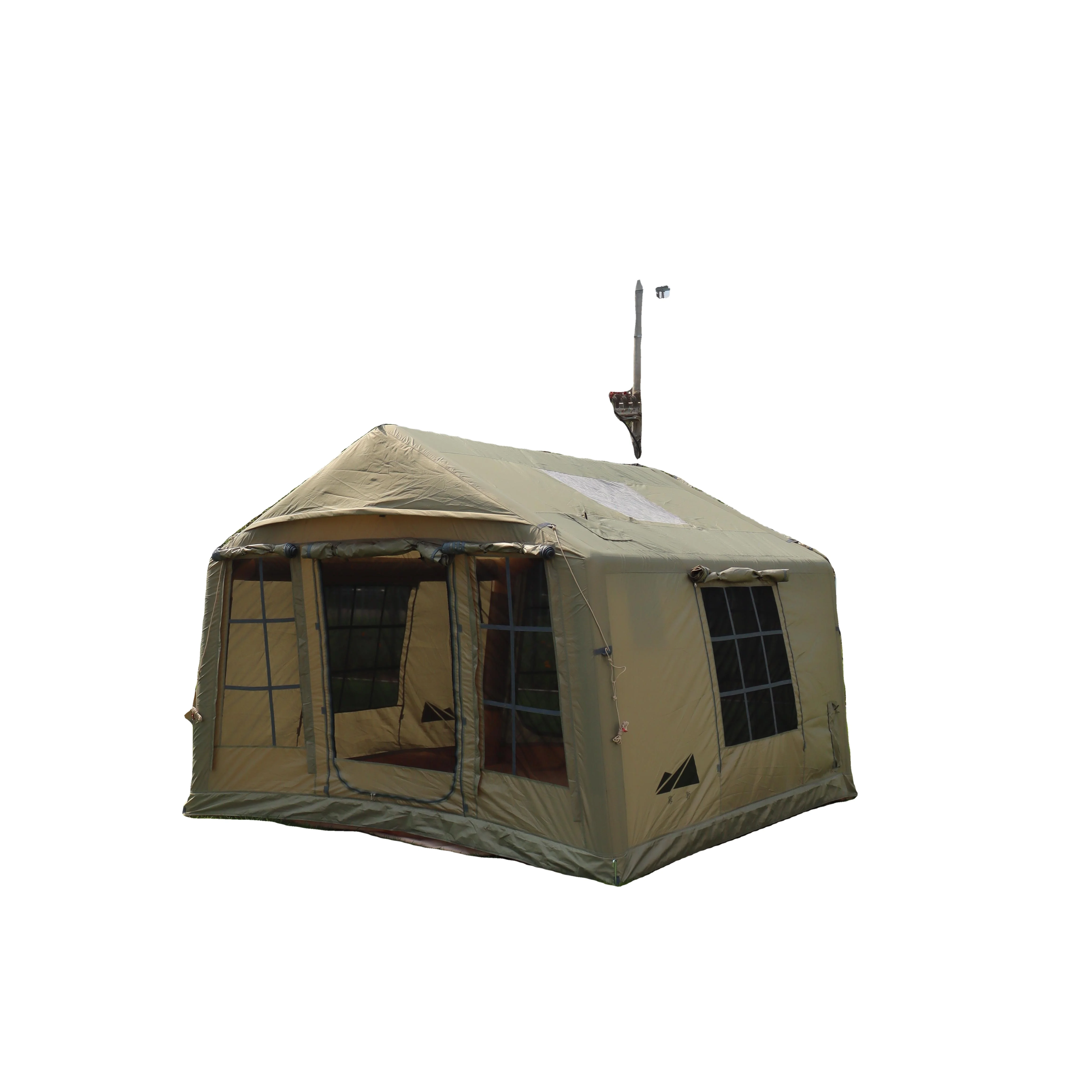 

Luxury Inflatable Air Conditioned Portable Camping Bed With Oxford Fabric Off-Ground Tent With PumpFor RV