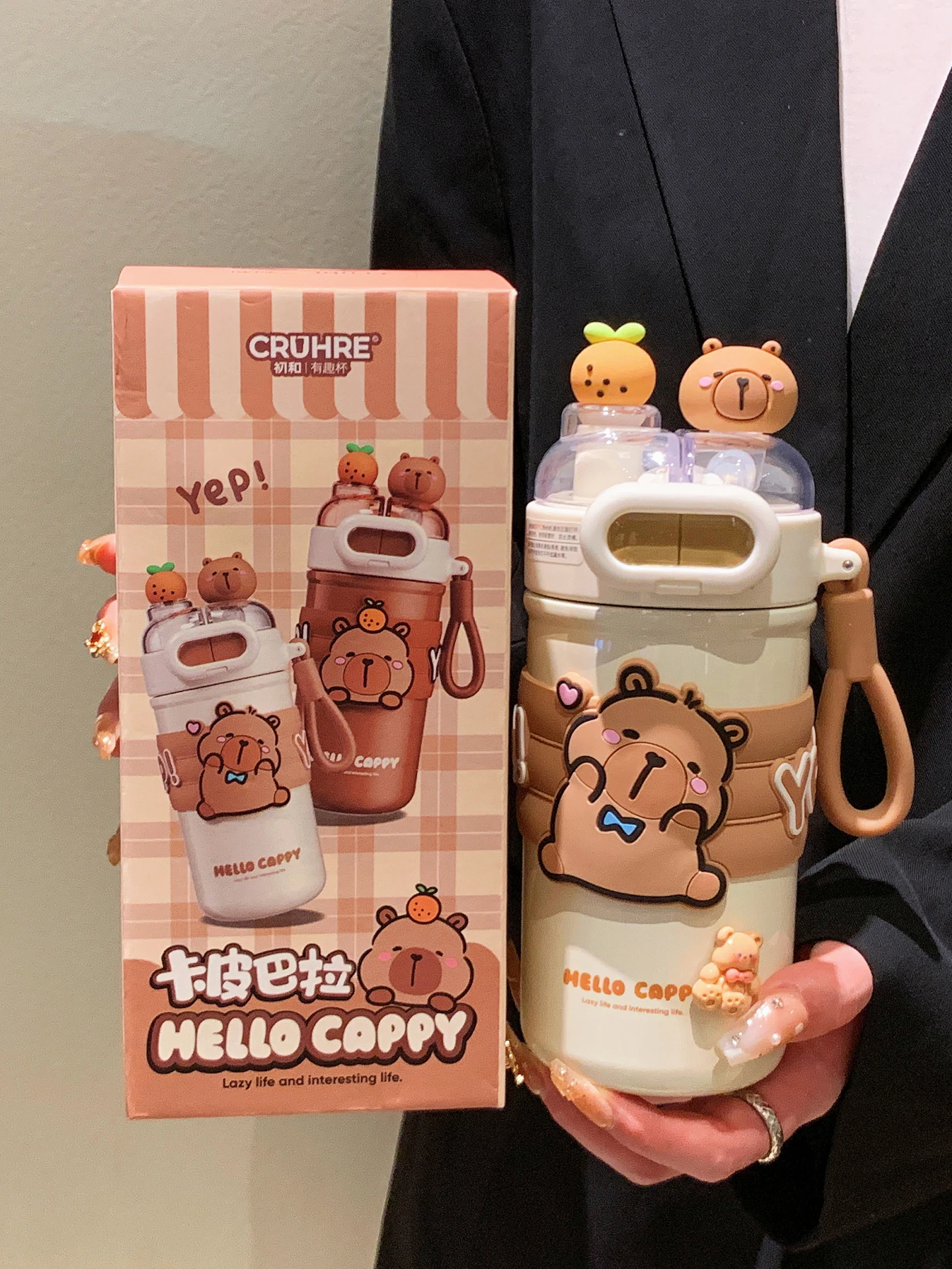 

Детская термобутылка из нержавеющей стали, двойная стенка, высокая эстетика, новинка 2025 года