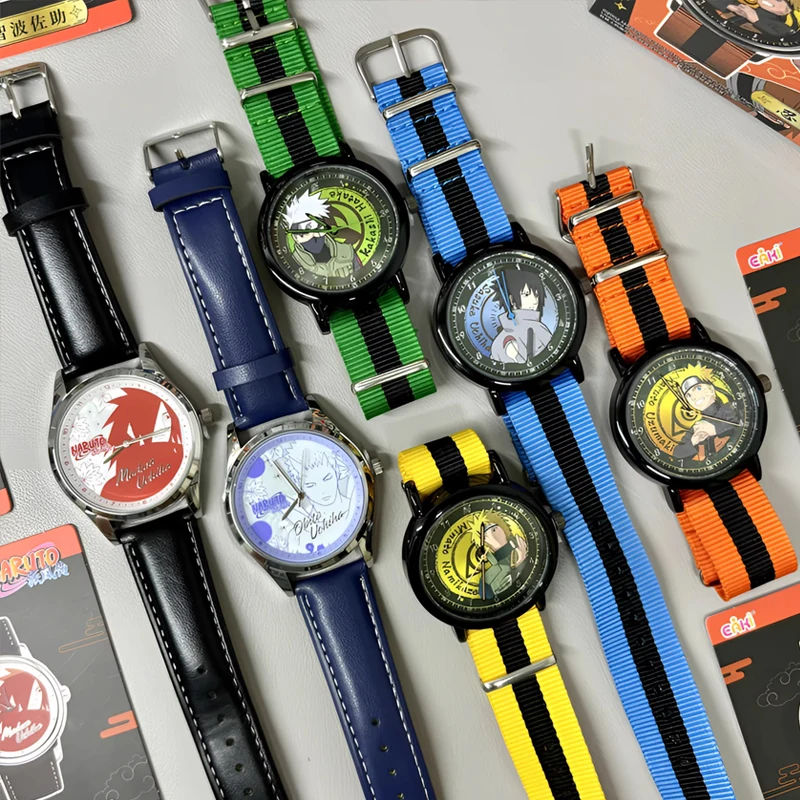 In Stock Genuine Naruto Shippuden Watch Collection Blind Box Trendy Anime Character Doll Collection Holiday Toy Sasuke Fans Gift
