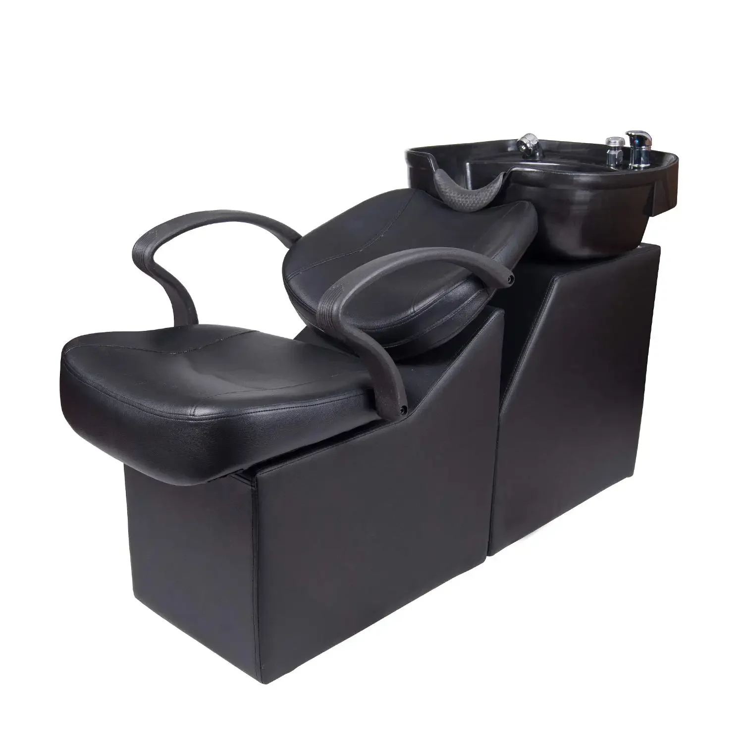 Polar Aurora New Backwash Barber Shampoo Chair ABS Plastic Shampoo Bowl Sink Unit Station Spa Salon Equipment