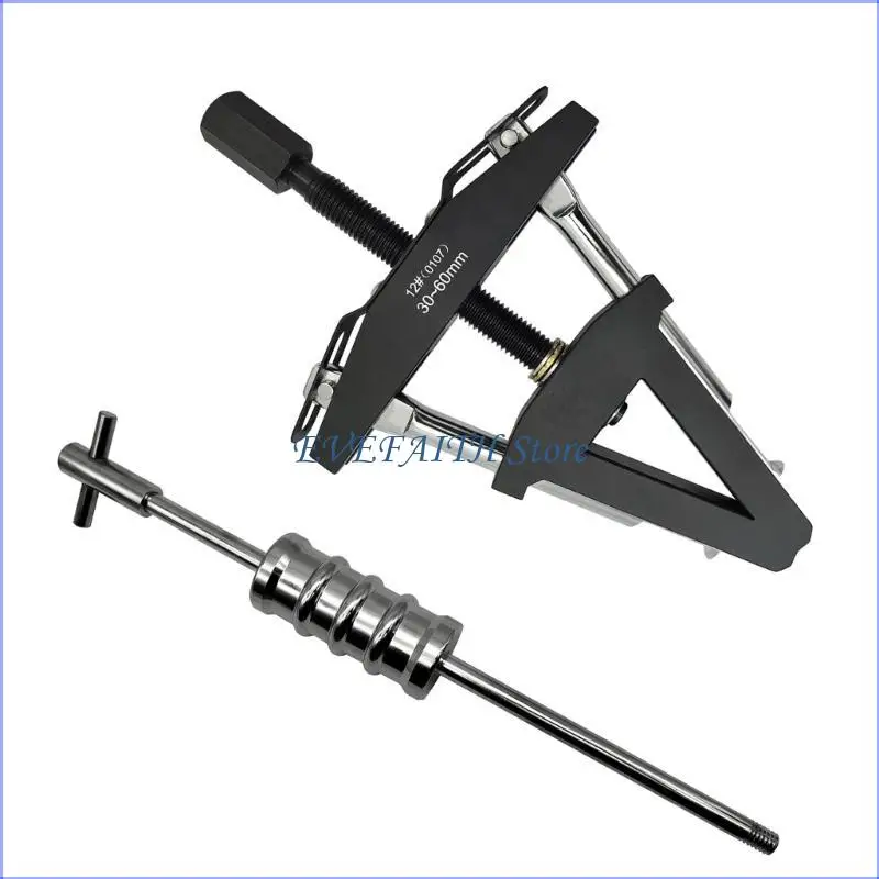 

124B Multipurpose Motorcycle Steering Column Pressure Bearing Remover Puller, User Friendly Design for Efficient Repair Work