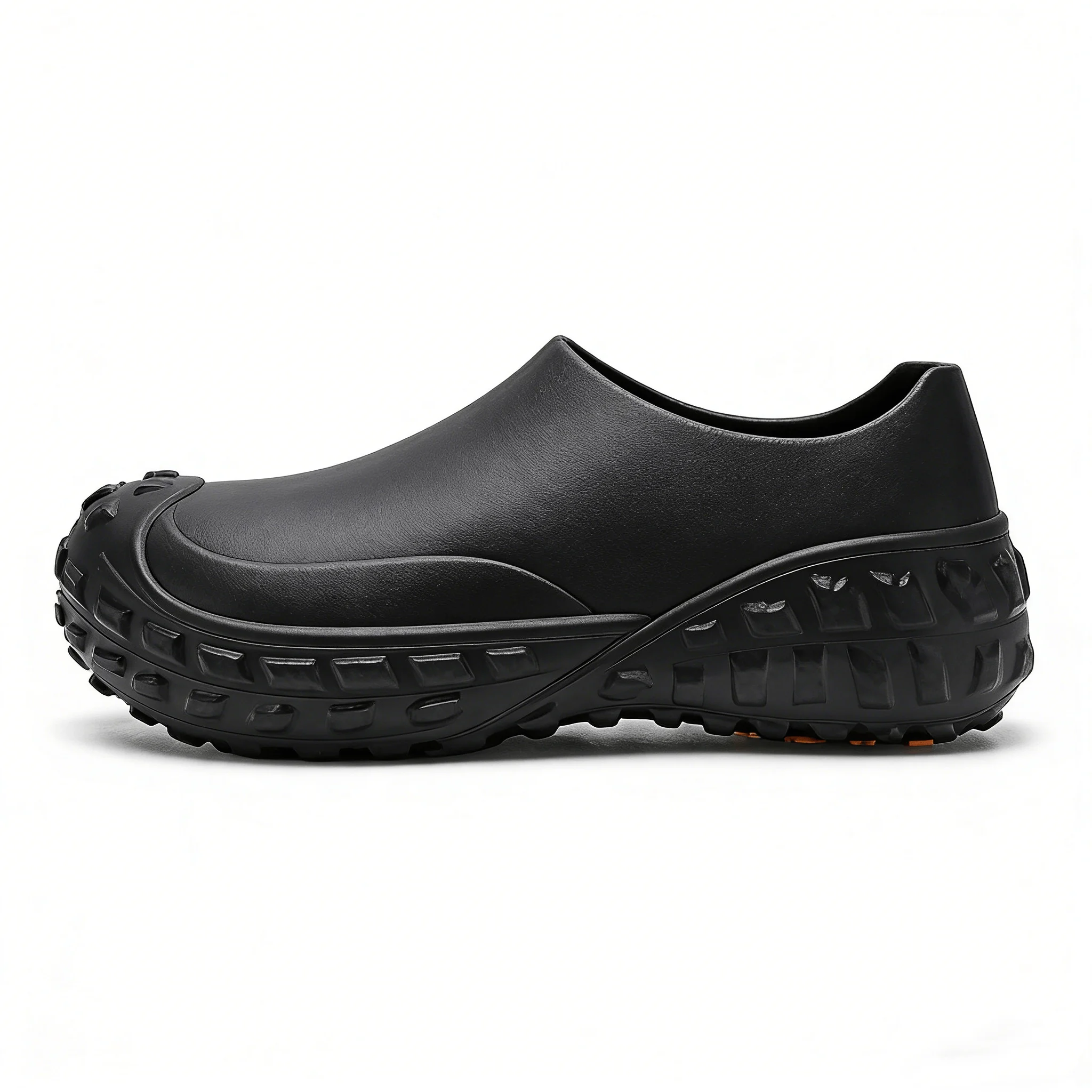 Men's Waterproof Non-Slip Work Shoes Chef Kitchen Clogs Oil Resistant Safety Garden Shoes for Restaurant,Hospital,Outdoor Shoes