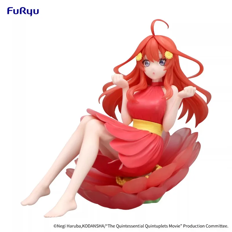 

The Quintessential Quintuplets FuRyu Nakano Itsuki Petal dress PVC Action Anime Figure Model Toys Figure Collection Doll Gift