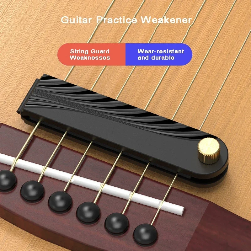 1PC Guitar Weakness Guitar Weakness Mute Guitar Folk Shim Clip Practice Without Disturbing Musical Instrument Accessories