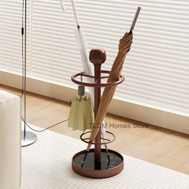 Light Luxury Parasol Holder Beautiful and Fashionable Storage Rack Nordic Iron Frame Umbrella Stand Stable Chassis Parasol Stand