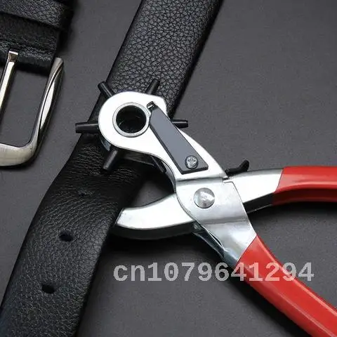 

Leather Belt Hole Punch Plier Eyelet Puncher Bag Setter Tool Watchband Strap Household Leathercraft Leather Die