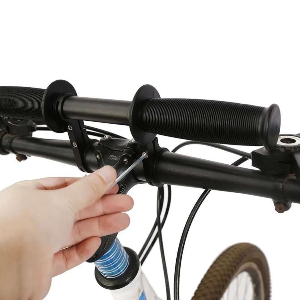 Schwarzer Fahrradlenker, ergonomisches Design, abnehmbare Fahrrad-Armstütze für Kinder, 250 mm Länge, langlebige Armstützenhalterung