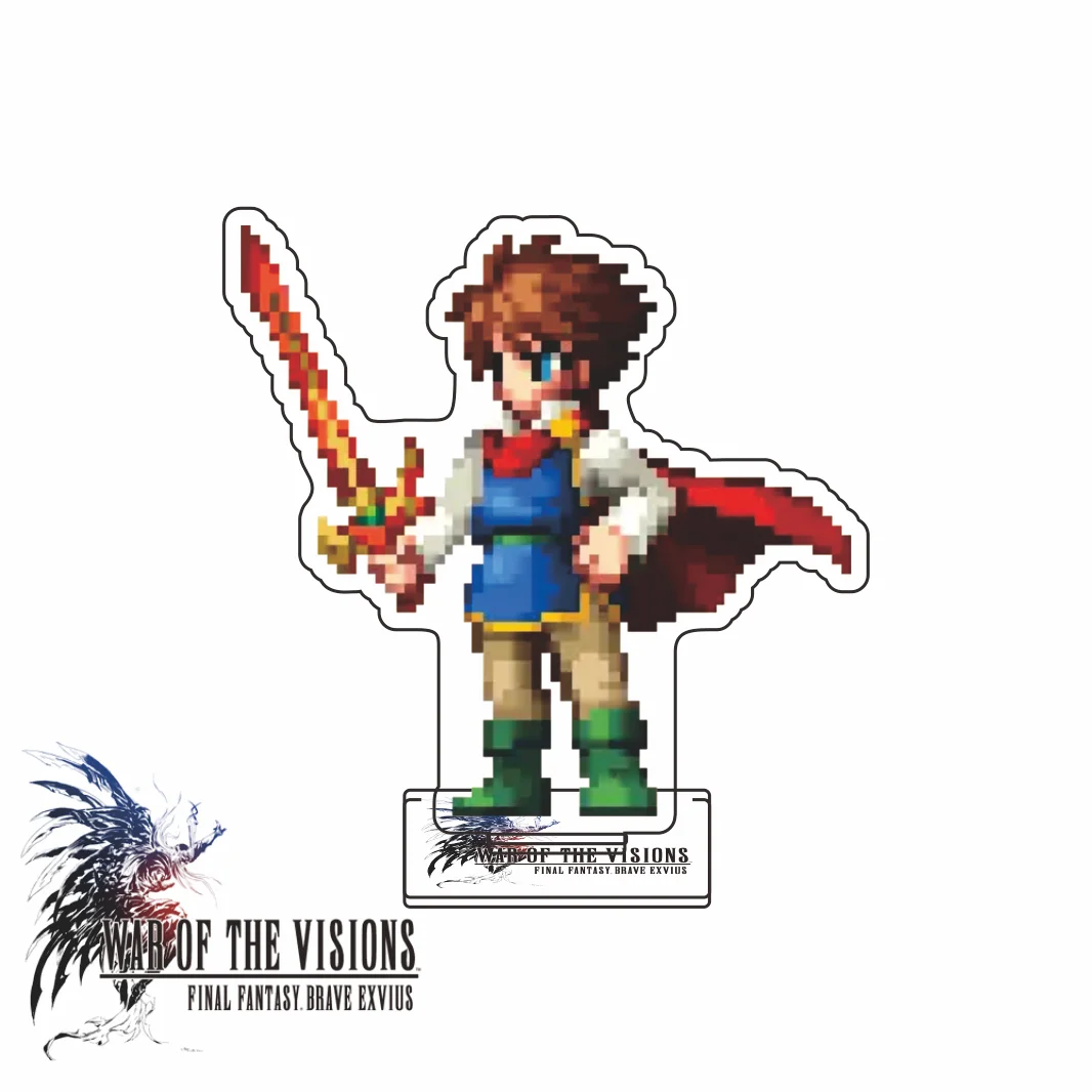 Final Fantasy Brave Exvius Series 2026 New Arrival Acrylic Keychain Stand Pixel Art Full Series Game Character Figure Desktop