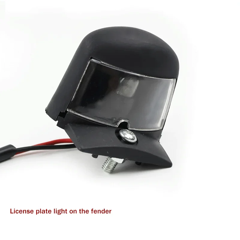 Number License Plate Lights Bulbs Holder Tail Signal Lamp Universal For ATV Quad Scooter Electric Motorcycle Accessories Go Kart