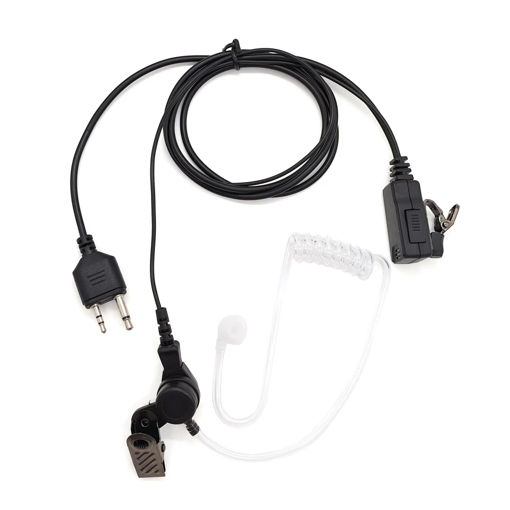 Earpiece with PTT Mic Air tube Headset for Midland Alan 421 G9 XT511 LXT550 GXT Serie Two way Radio Headphone